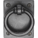 Ashley Norton - Drop Pull on Plate - Dark Bronze