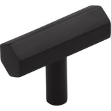 Ashley Norton - Hex Modern T Cabinet Pull - Black