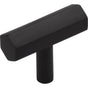 Ashley Norton - Hex Modern T Cabinet Pull - Black