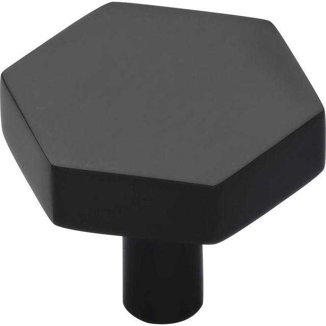 Ashley Norton - Modern Hex Cabinet Knob - Black