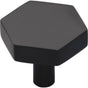 Ashley Norton - Modern Hex Cabinet Knob - Black