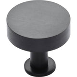 Ashley Norton - Knurled Disc Cabinet Knob with Rosette - Oil Rubbed Bronze