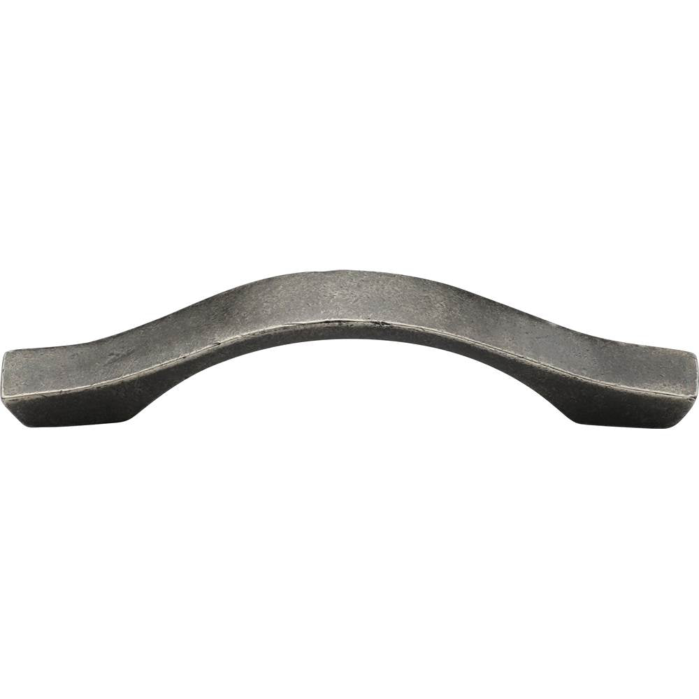 Ashley Norton - Flat Arch Cabinet Pull - White Medium