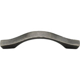 Ashley Norton - Flat Arch Cabinet Pull - White Medium