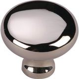 Ashley Norton - Round Cabinet Knob - Polished Nickel
