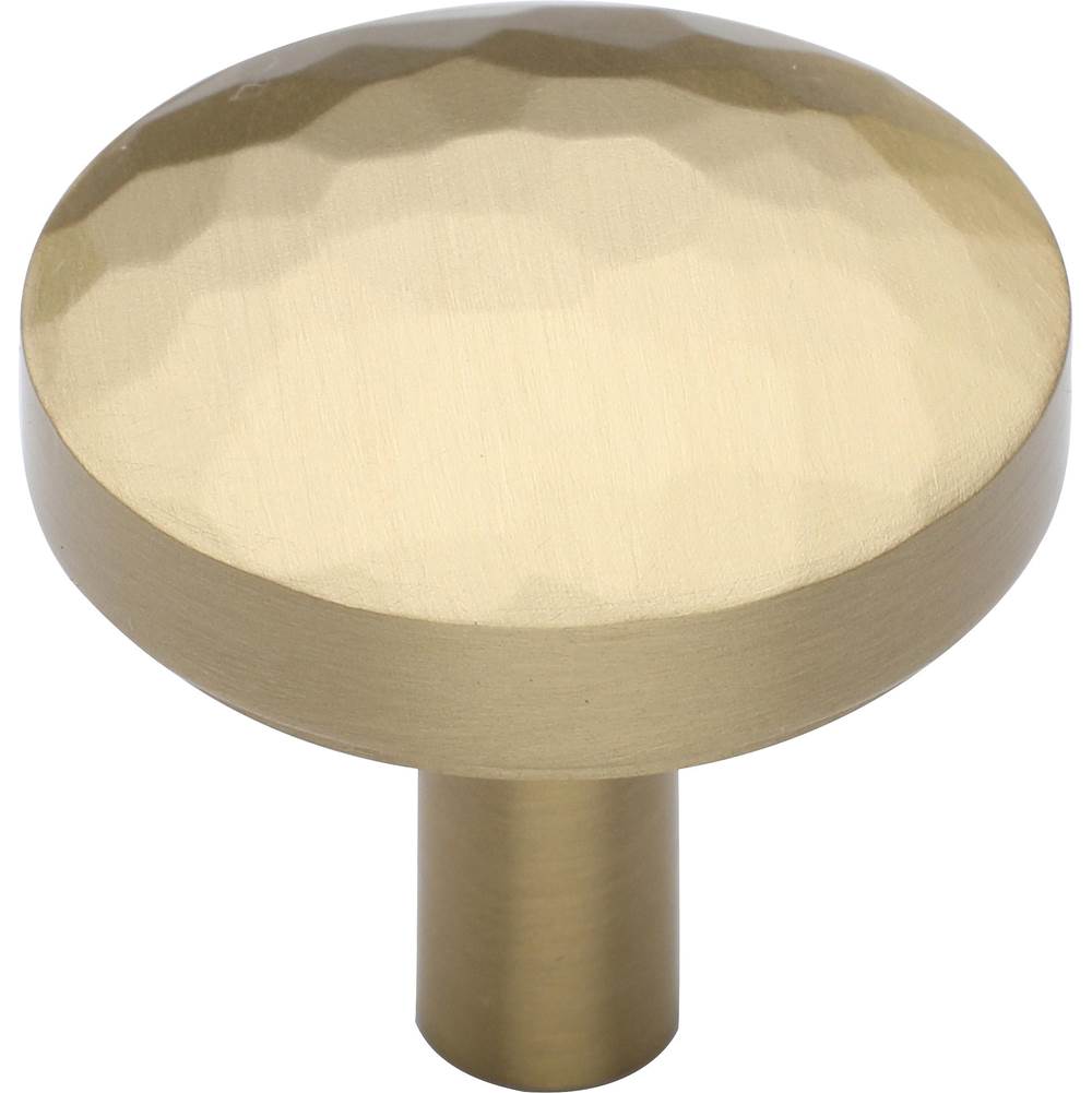 Ashley Norton - Hammered Tayo Cabinet Knob - Satin Brass