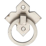 Ashley Norton - Round Ring on Diamond Plate - White Bronze