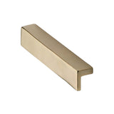 Ashley Norton - L-Lip Cabinet Pull - Natural Bronze