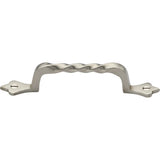 Ashley Norton - Front Mounted Twist Cabinet Pull - White Bronze