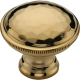 Ashley Norton - Hammered Cabinet Knob - Unlacquered Brass