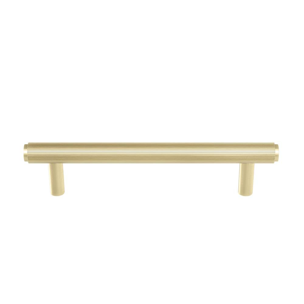 Ashley Norton - Straight Knurled Pull - Satin Brass