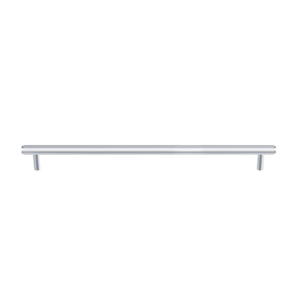 Ashley Norton - Straight Knurled Pull - Polished Chrome