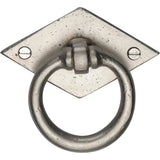 Ashley Norton - Round Drop Pull on Plate - White Bronze