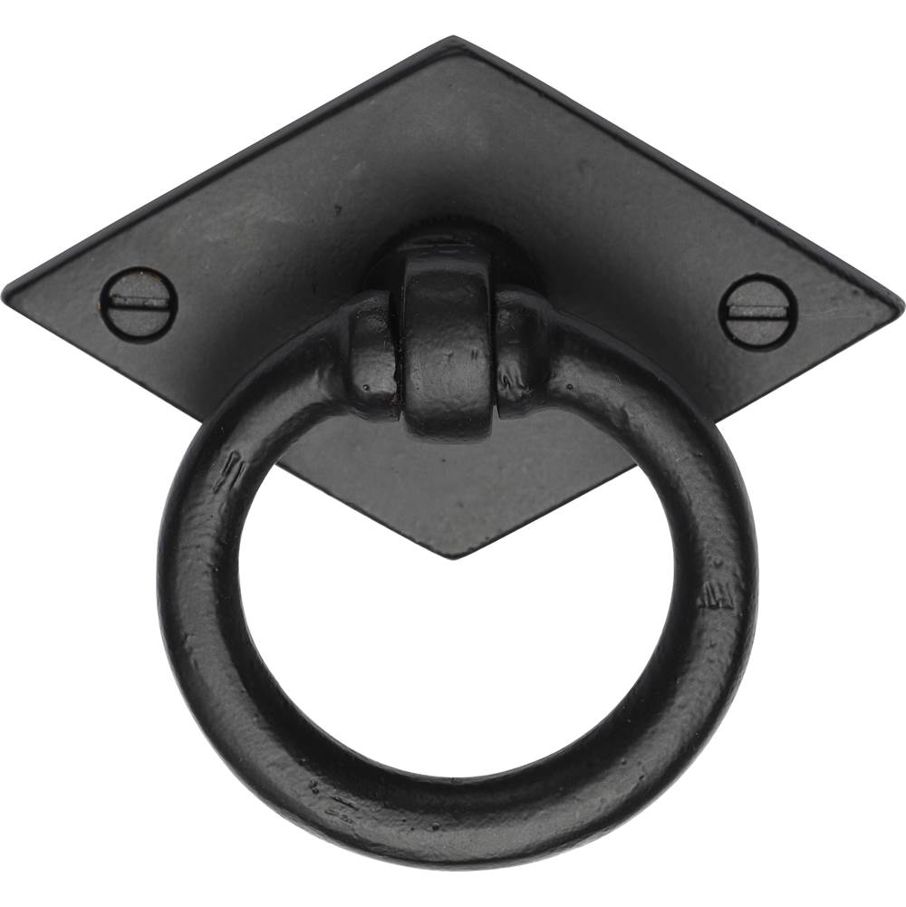 Ashley Norton - Round Drop Pull on Plate - Black