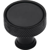 Ashley Norton - Lisbon Knurled Cabinet Knob - Black