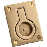 Ashley Norton - Front Mounted Military Ring Pull for Cabinets - Natural Bronze