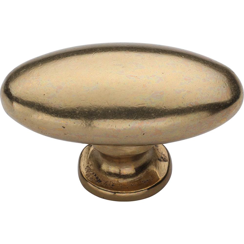 Ashley Norton - Oval (Egg) Cabinet Knob - Natural Bronze
