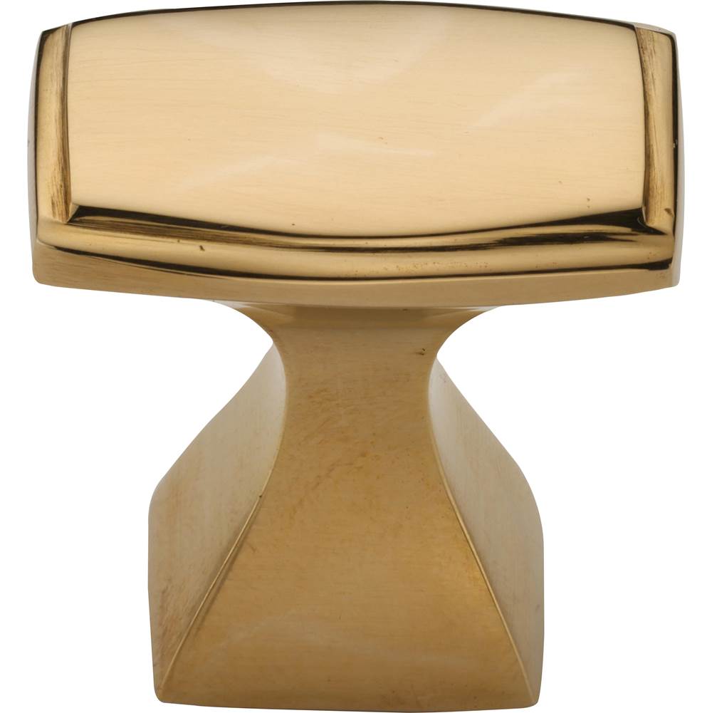 Ashley Norton - Deco Cabinet Knob - Unlacquered Brass