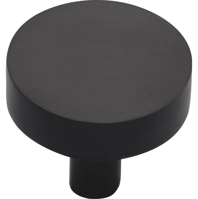 Ashley Norton - Modern Disc Cabinet Knob - Black