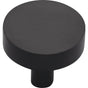 Ashley Norton - Modern Disc Cabinet Knob - Black