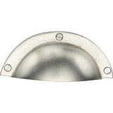 Ashley Norton - Front Mounted Cup Pull - White Bronze