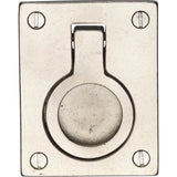 Ashley Norton - Front Mounted Military Ring Pull for Cabinets - White Bronze