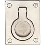 Ashley Norton - Front Mounted Military Ring Pull for Cabinets - White Bronze
