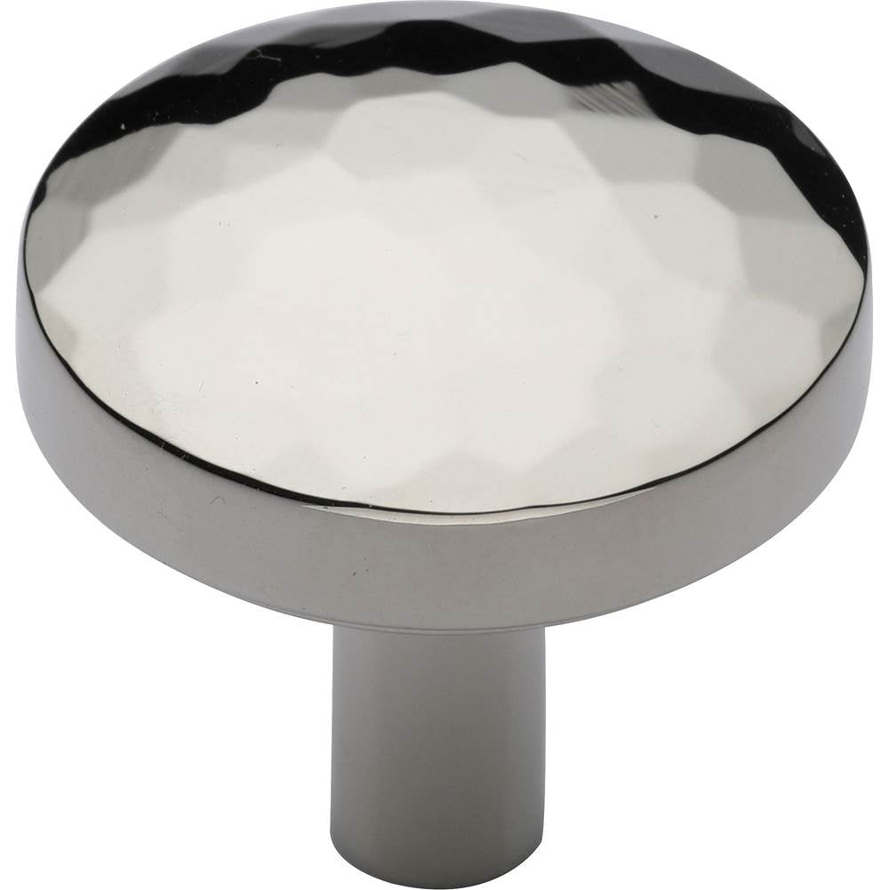 Ashley Norton - Hammered Tayo Cabinet Knob - Polished Nickel