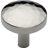 Ashley Norton - Hammered Tayo Cabinet Knob - Polished Nickel