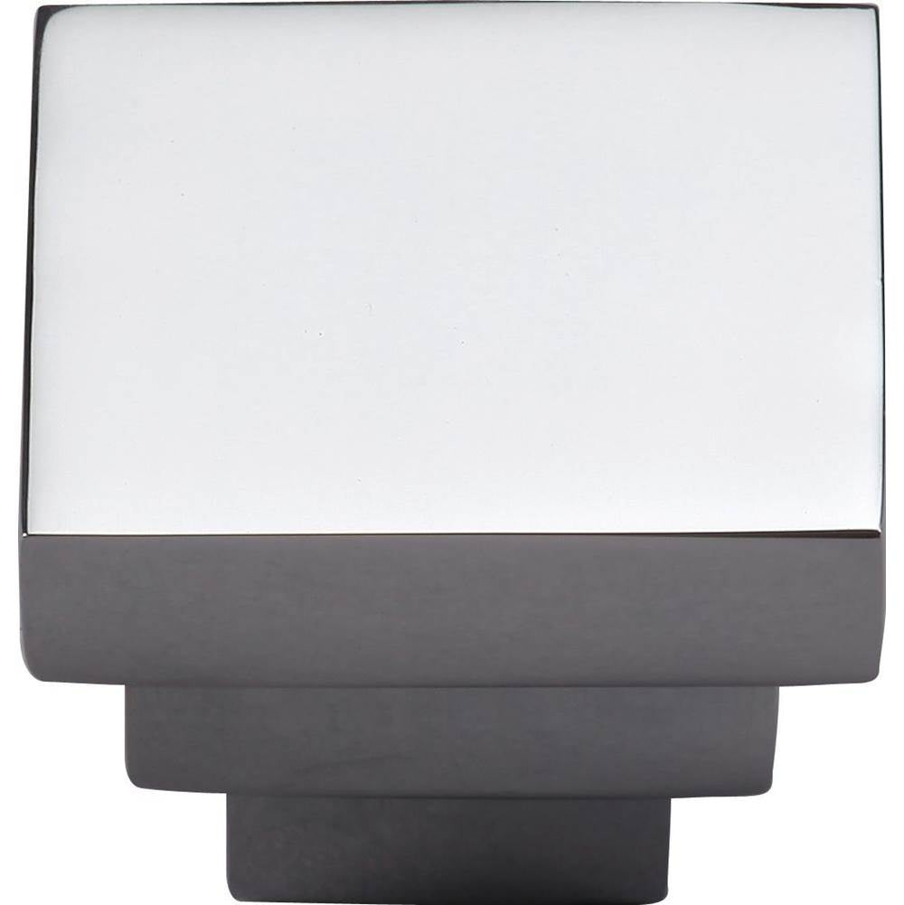 Ashley Norton - Square Step Cabinet Knob - Polished Chrome