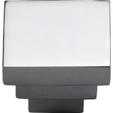 Ashley Norton - Square Step Cabinet Knob - Polished Chrome