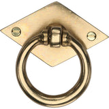 Ashley Norton - Round Drop Pull on Plate - Natural Bronze