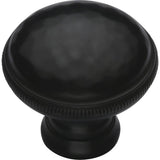 Ashley Norton - Hammered Cabinet Knob - Black