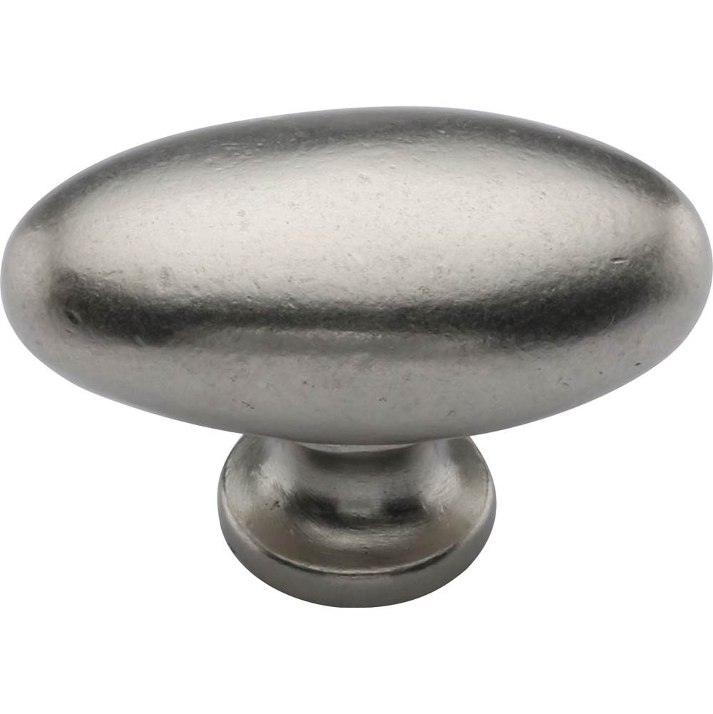 Ashley Norton - Oval (Egg) Cabinet Knob - White Medium