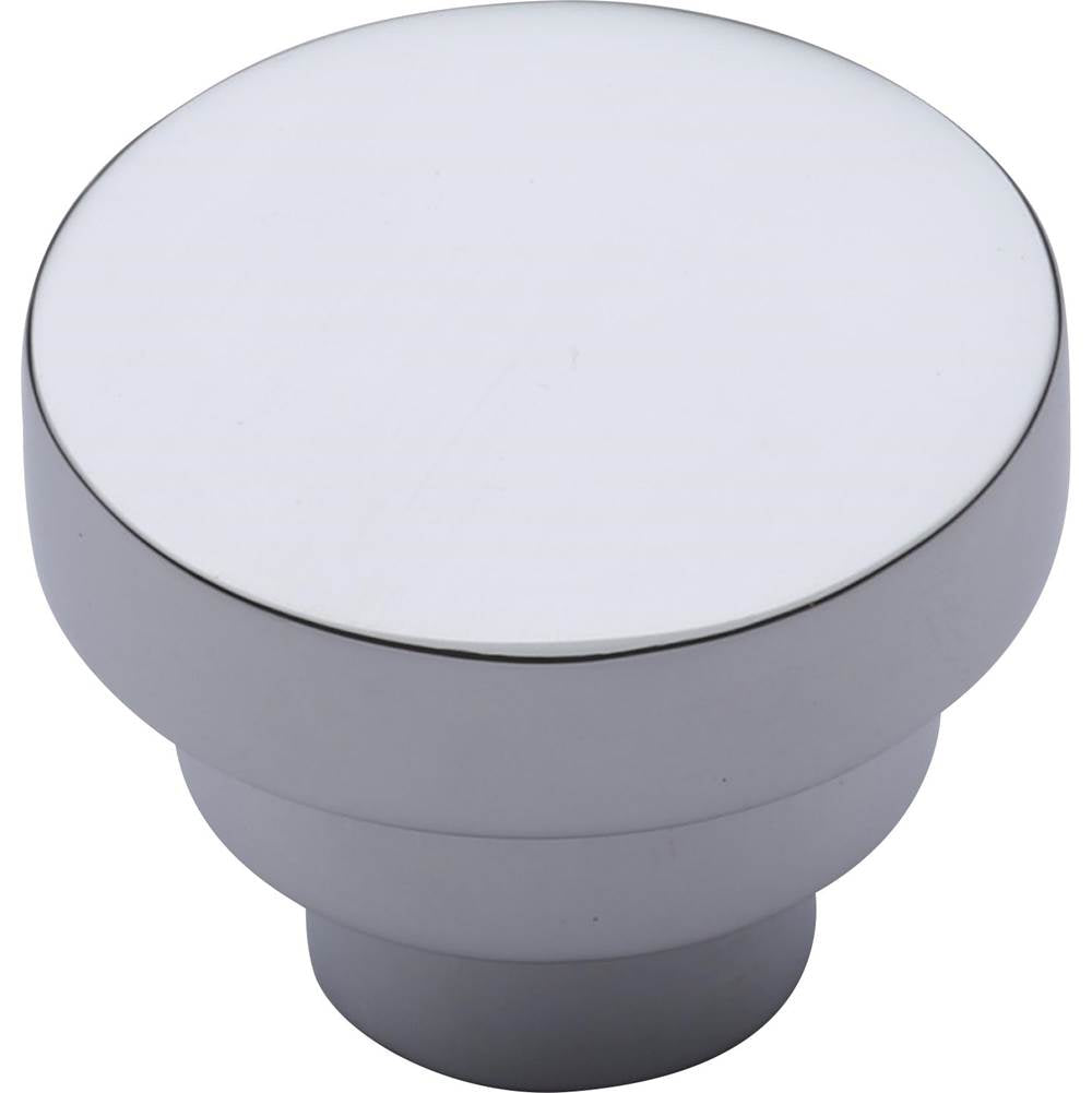 Ashley Norton - Round Step Cabinet Knob - Polished Chrome