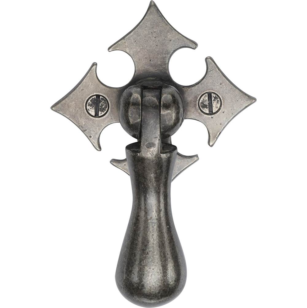 Ashley Norton - Drop Pull on Gothic Plate - White Medium