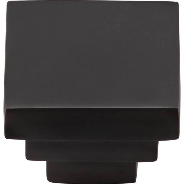 Ashley Norton - Square Step Cabinet Knob - Black