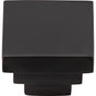 Ashley Norton - Square Step Cabinet Knob - Black