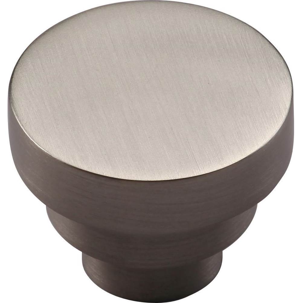 Ashley Norton - Round Step Cabinet Knob - Satin Nickel
