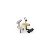 Hex Modern T Cabinet Pull