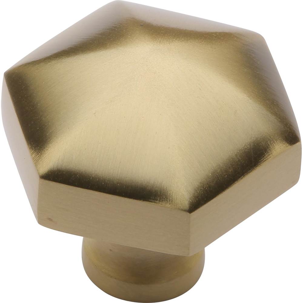 Ashley Norton - Classix Hex Cabinet Knob - Satin Brass