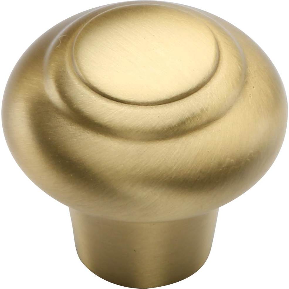 Ashley Norton - Beaded Cabinet Knob - Satin Brass