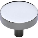 Ashley Norton - Modern Disc Cabinet Knob - Polished Chrome