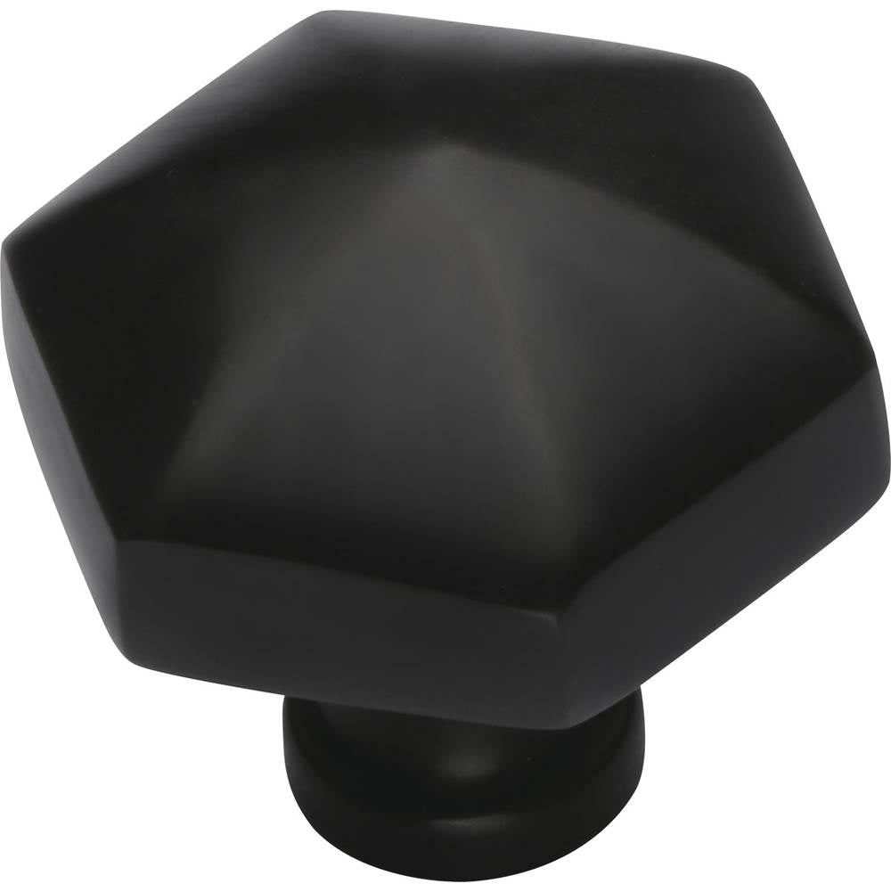 Ashley Norton - Classix Hex Cabinet Knob - Black