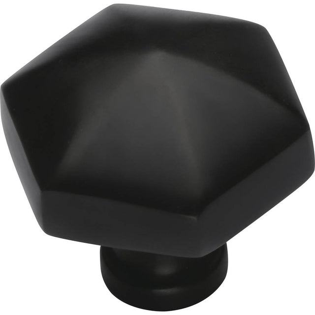 Ashley Norton - Classix Hex Cabinet Knob - Black