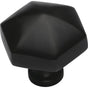 Ashley Norton - Classix Hex Cabinet Knob - Black