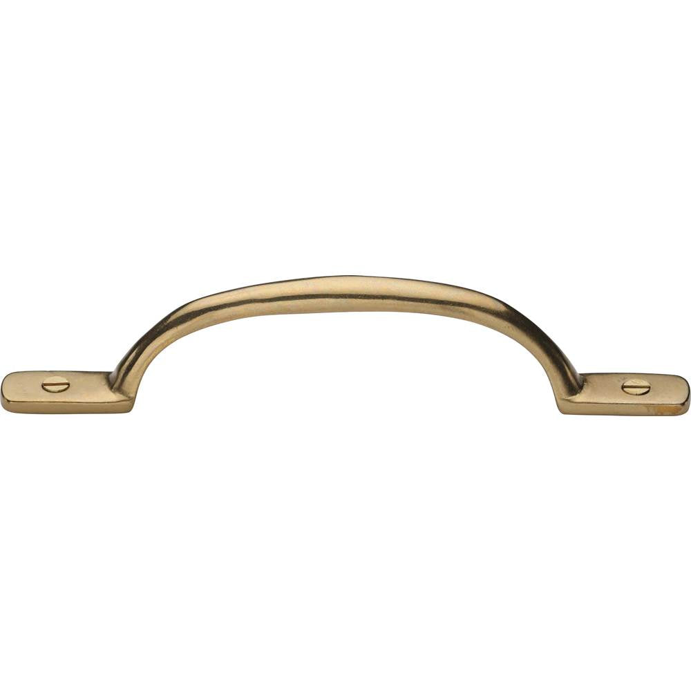 Ashley Norton - Front Mounted Cabinet or Window Sash Handle - Natural Bronze