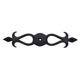 Ashley Norton - Fleur-de-lis Cabinet Knob Backpate - Black