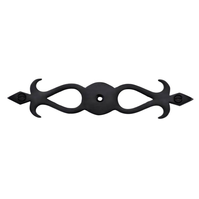 Ashley Norton - Fleur-de-lis Cabinet Knob Backpate - Black