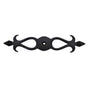 Ashley Norton - Fleur-de-lis Cabinet Knob Backpate - Black